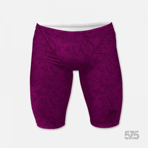 Schwimmhose - Bermuda - Snake - Dark Magenta