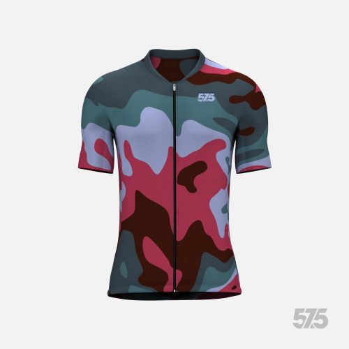 Radtrikot - PRO SUMMER - New Camo Red